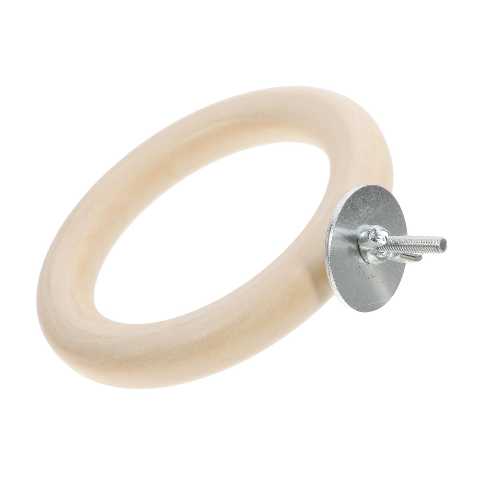 HAPINARY Parrot Grinding Paws Claw Toy Wooden Bird Perch Platform Bird Cage Shelf Parakeet Accessory