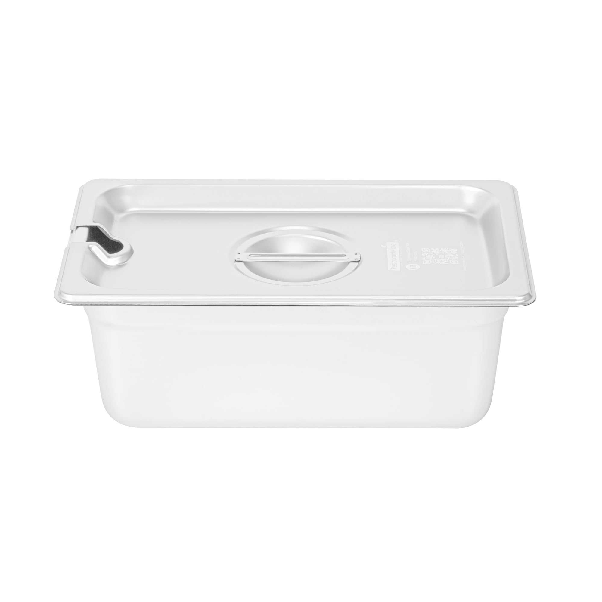 Restaurantware Lot de 72 couvercles à fente en acier inoxydable, 26 x 16 cm