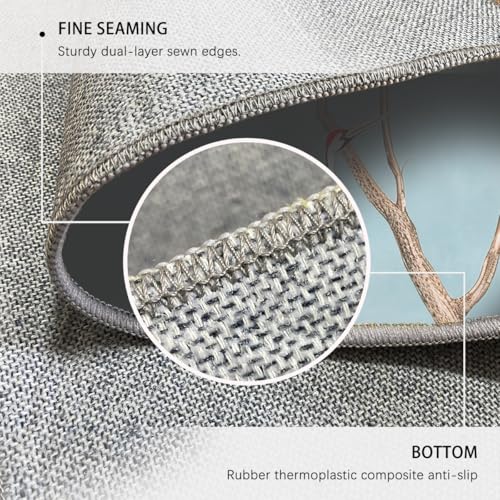 Tapis lavable en machine 150x240cm doux et durable pour salon
