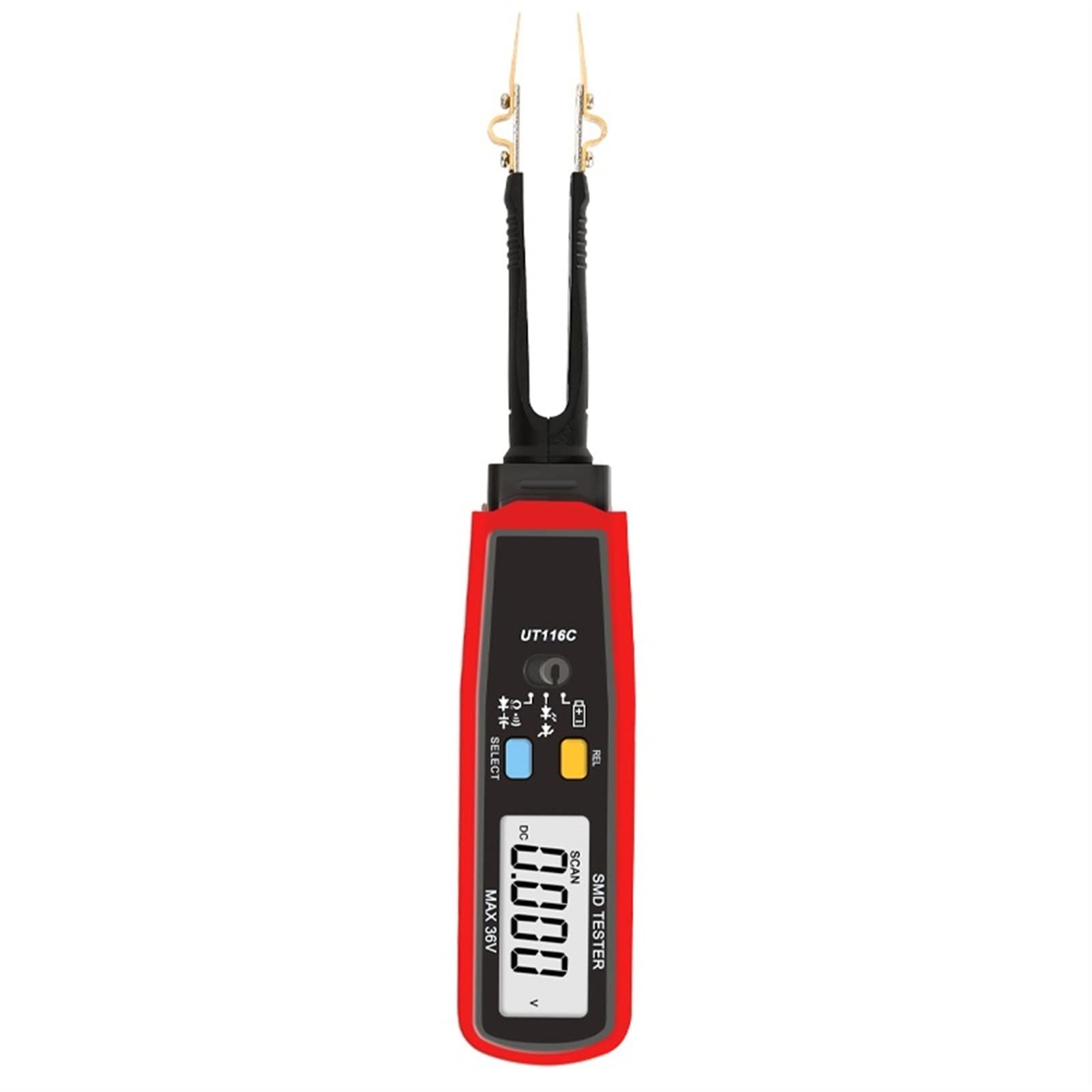 EDEDE Tester Batteria UT116A UT116C SMD. Tester multimetro 36 V Tensione di Tensione Resistenza capacità ZENER DIODE Tester di continuità continuità(UT116C)