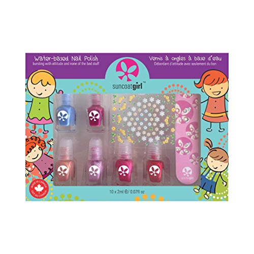 Suncoat Girl Merry Mini Mani Kit de 10 mini barniz para niños