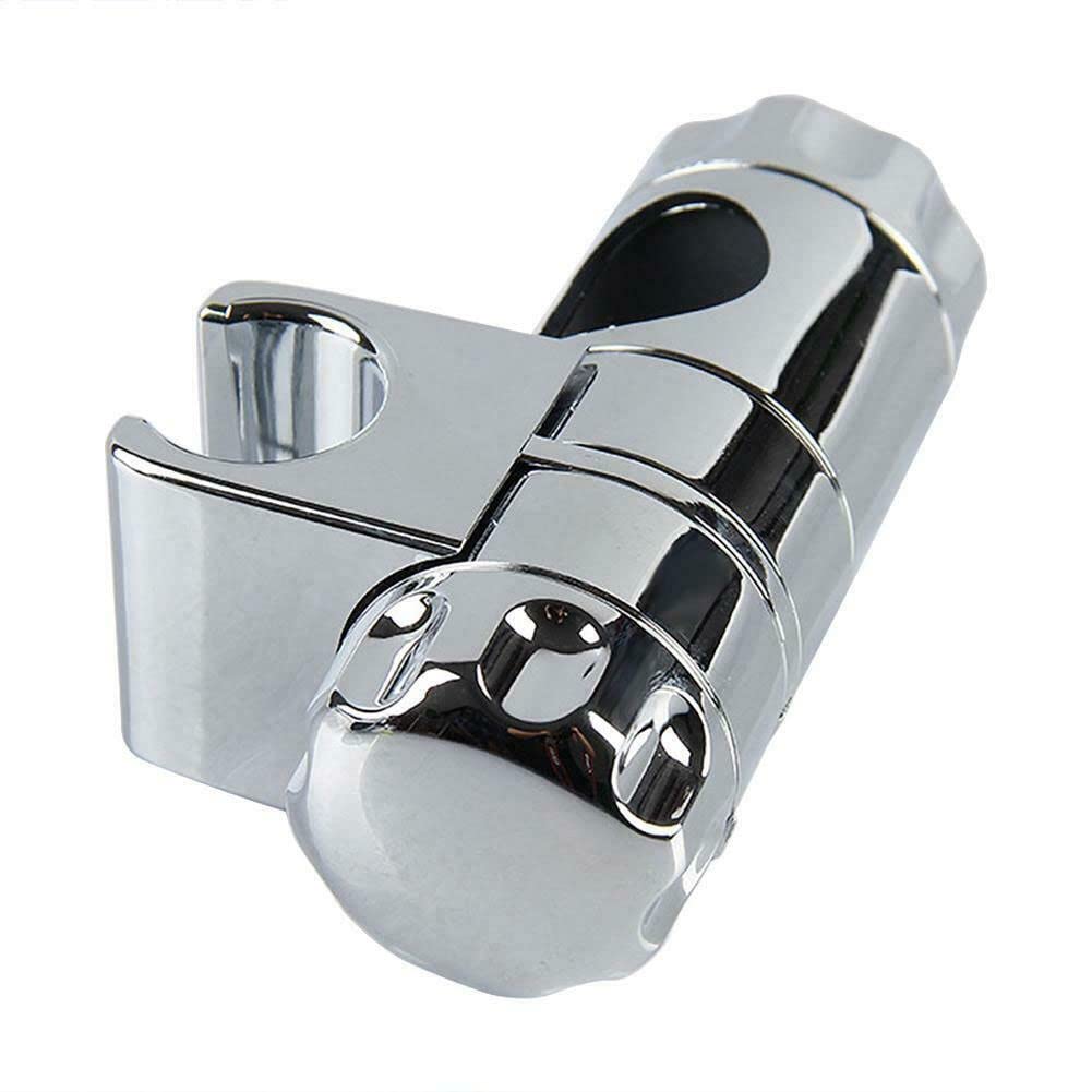 Shower Head Holder, Adjustable Replacement Hand Shower Bracket Shower Rail Head Slider Clamp Holder Bracket.