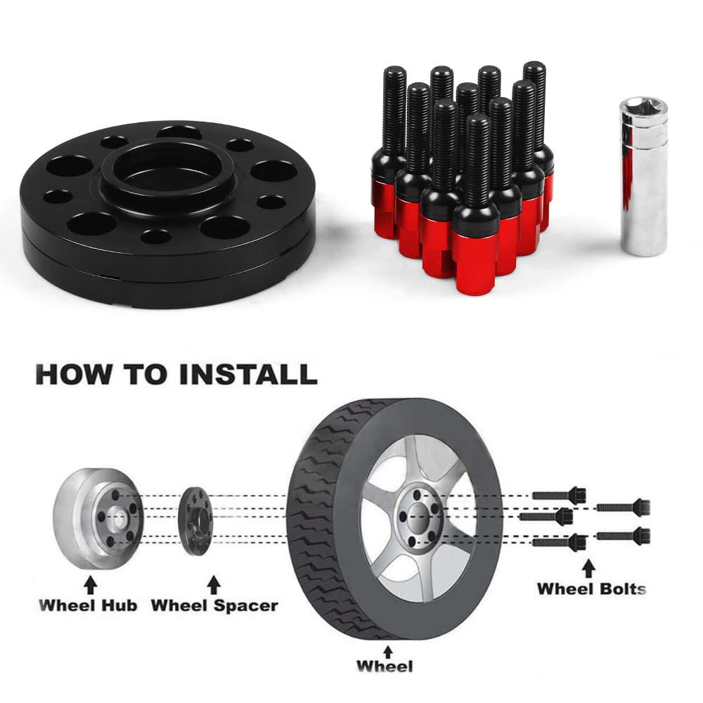 H&R Élargisseurs De Voie 2x25mm Pour MERCEDES-BENZ EQC, EQS, GLC, GL, GLE, GLK