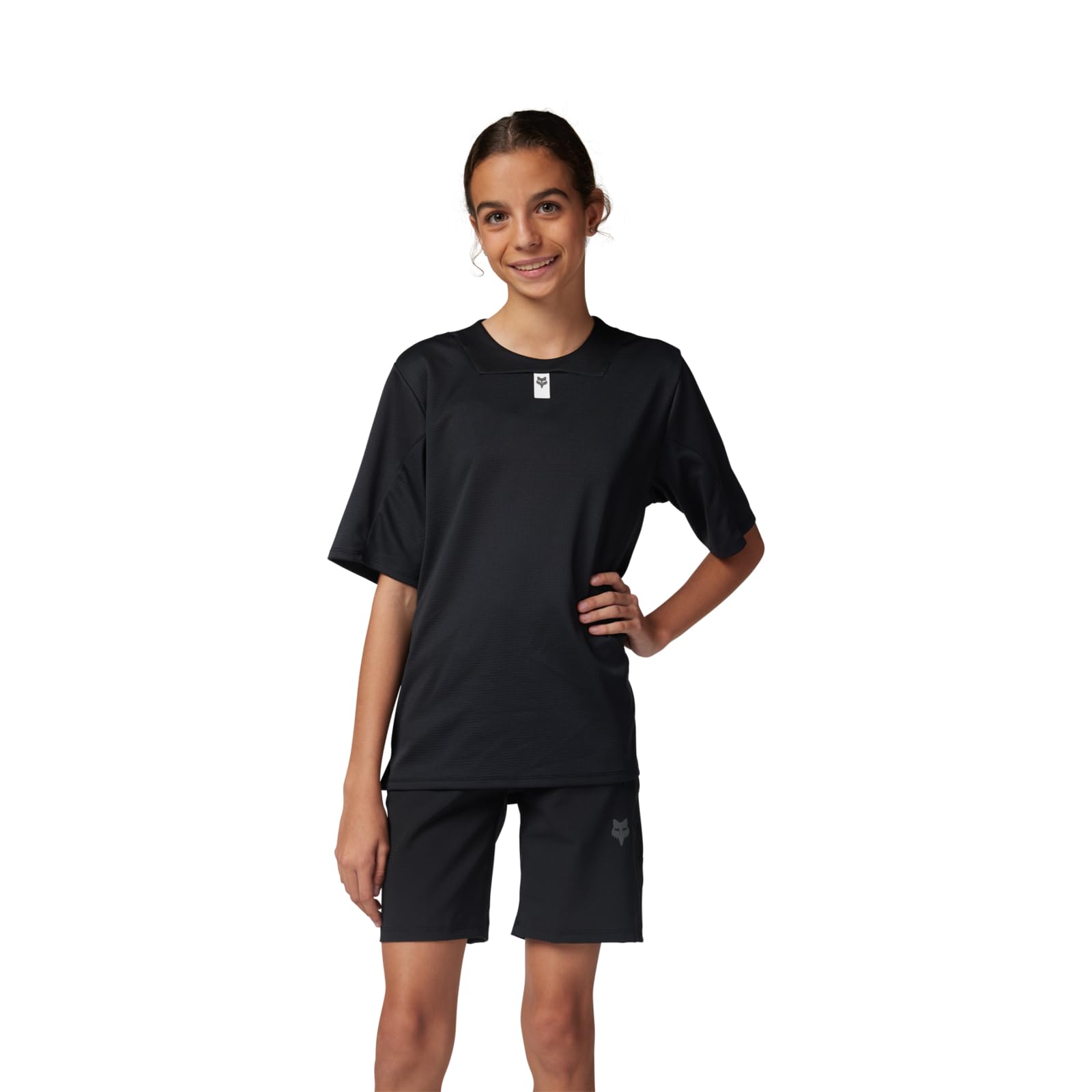 BIKE JERSEY FOX JUNIOR DEFEND BLACK YXL