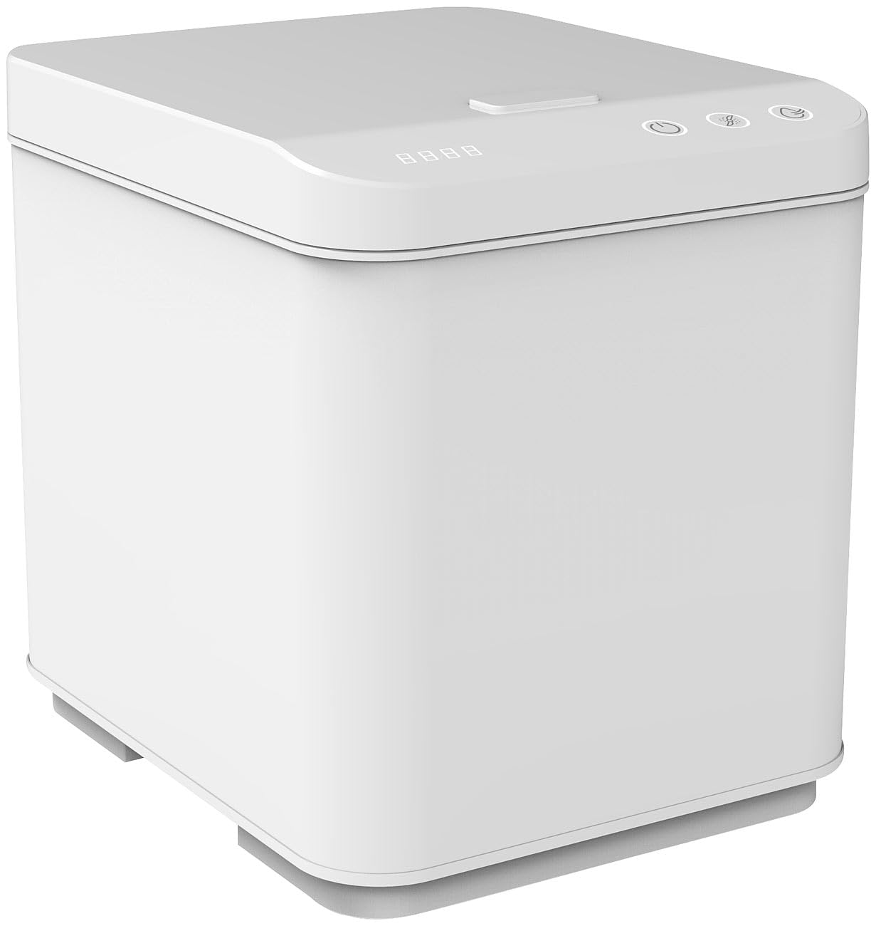Rosenstein & Söhne Elektrischer Komposter: Elektrischer Kompostierer, 3,7 l, 550 W, Autoclean, Aktivkohlefilter (Küchenkomposter, Thermokomposter, Mülleimer)