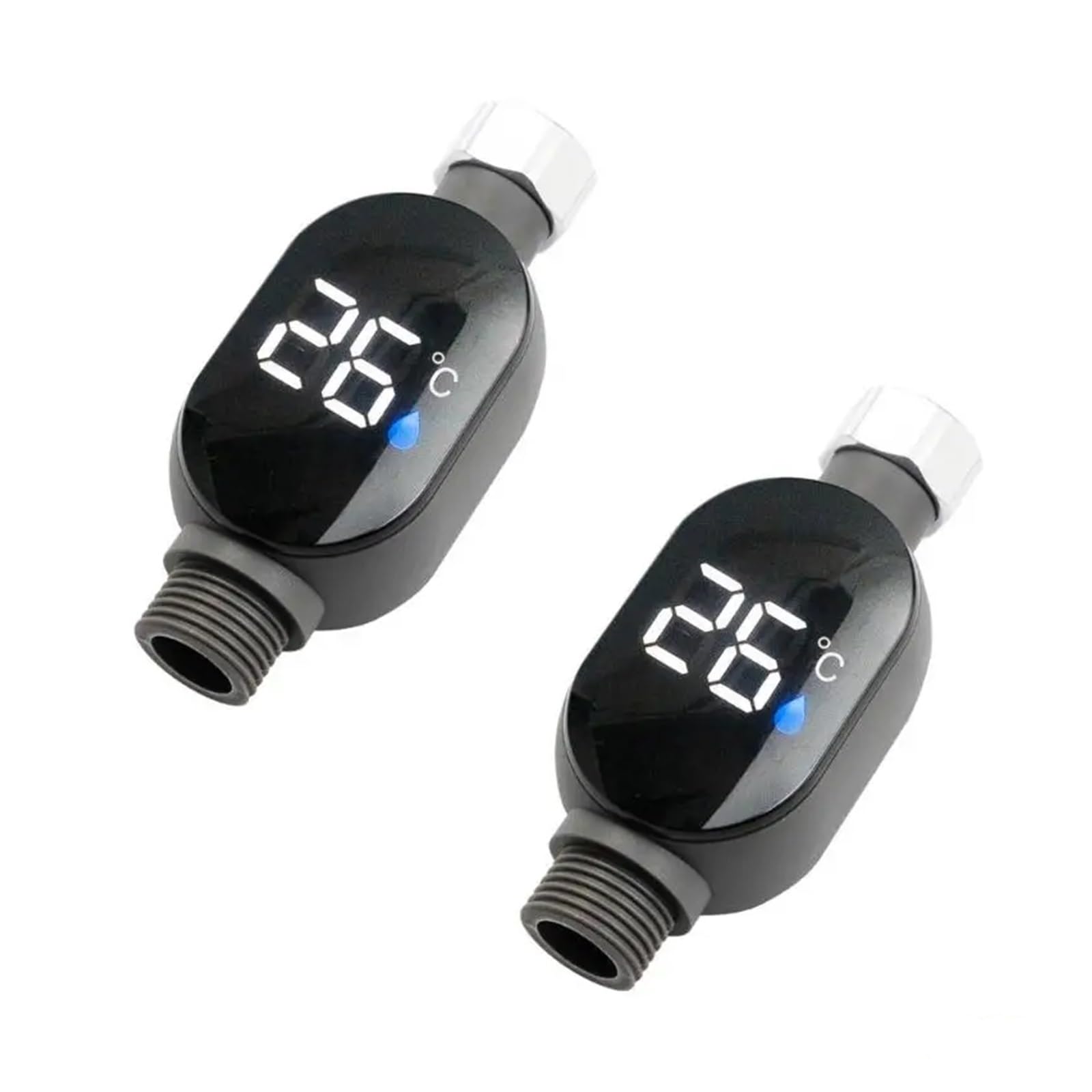 Termometro a LED per doccia. Misuratore intelligente a temperatura 'acqua for il bagno dei bambini con ampio schermo LED, accessorio da bagno di facile installazione Display digitale della temperatura