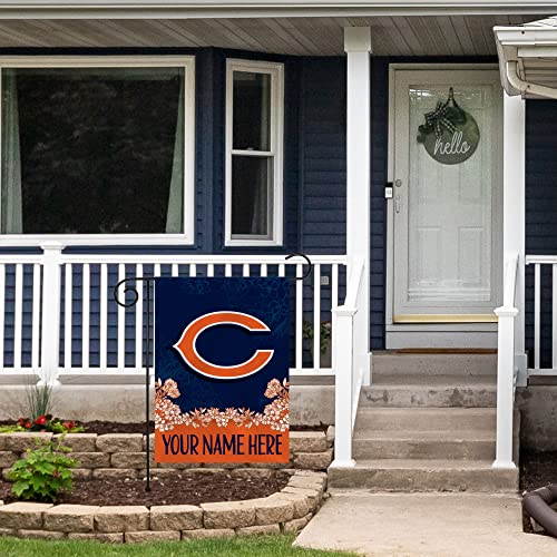 Image of Rico Industries NFL Standard /Primary Personalized 13 inch x 18 inch Double Sided Garden Flag