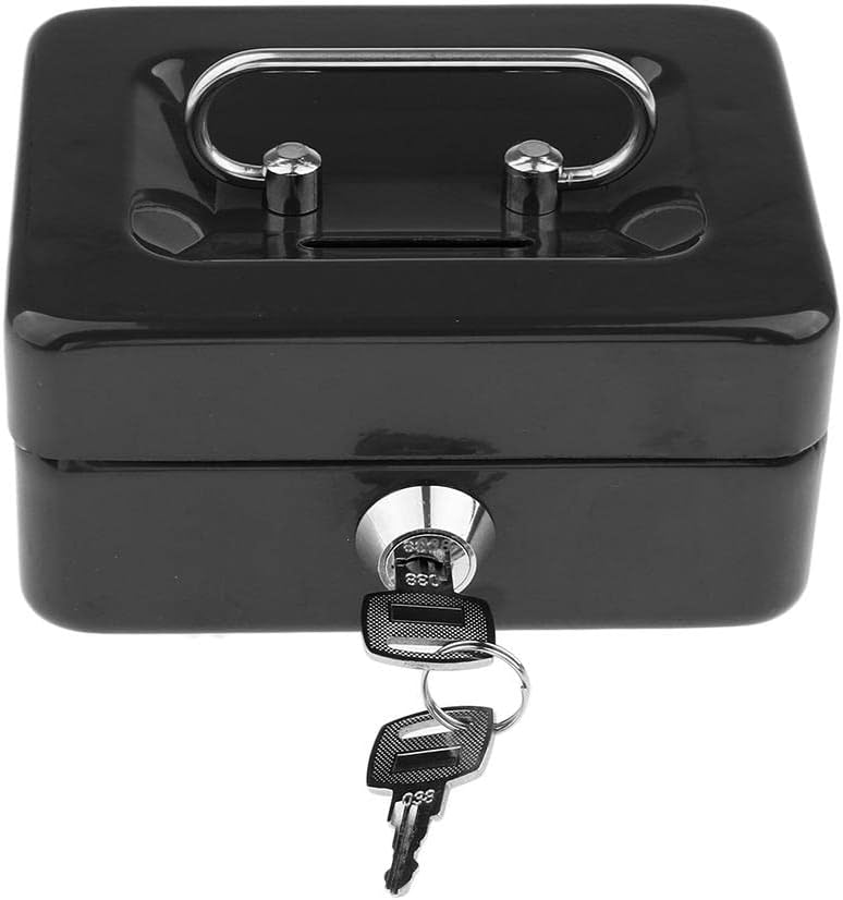 Creative Portable Metal Storage Container Safe Lock Box Money Coffer Black|1 Piece Metal Lock Storage Box| TV, Movie & Video Games| TV, Movie & Video Games| Action Figures |Toys & Hobbies