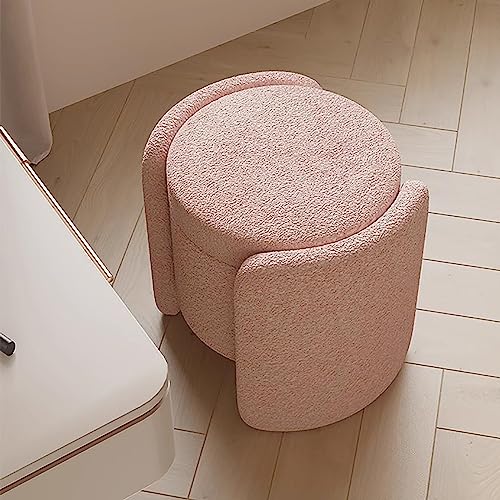 Chaise de coiffeuse luxueuse avec tabouret rembourré design moderne