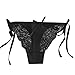 Produktbild OSYARD Damen Strings Tangas Bikinislips, Frauen Spitzenpanty Unterwäsche Reizwäsche Lingerie Sexy Höschen Reizvolle Slip,Schlüpfer Panties Hipsters Taillenslips Dessous Briefs Schnürung Thongs