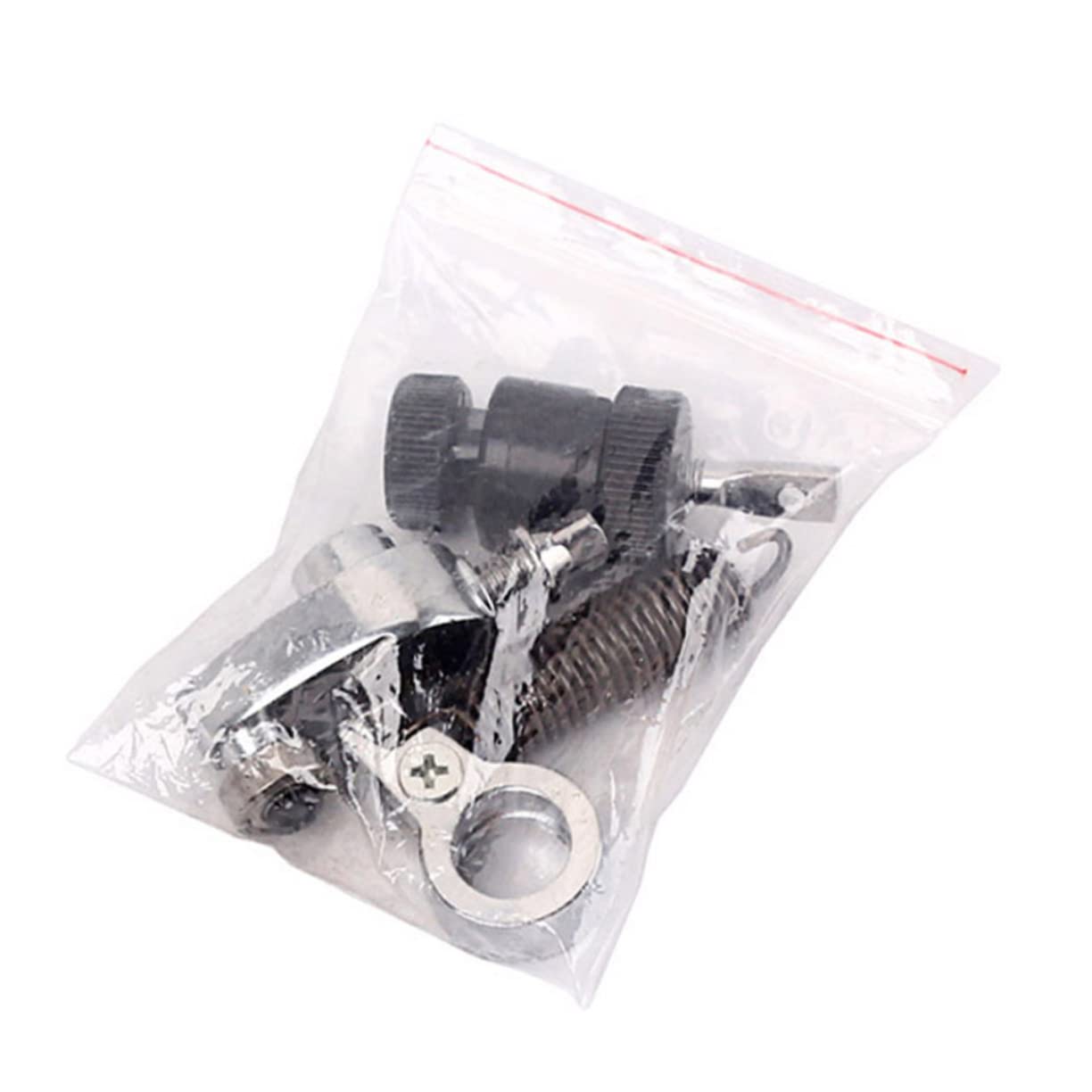 Toyvian 2pezzi Pedale Per Cassa Con Molla Tensionatrice Metallo Di Per Pedale Da Batteria Facile Da Assemblare e Utilizzare Alta Resistenza e Durata Nero e Argento