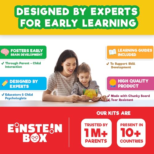 Image of EINSTEIN BOX Feed The Monster Game for Kids 2-5 Years Old | Toys & Gifts for Boys & Girls | Learning & Education Games | Birthday Gift for Ages 2,3,4,5