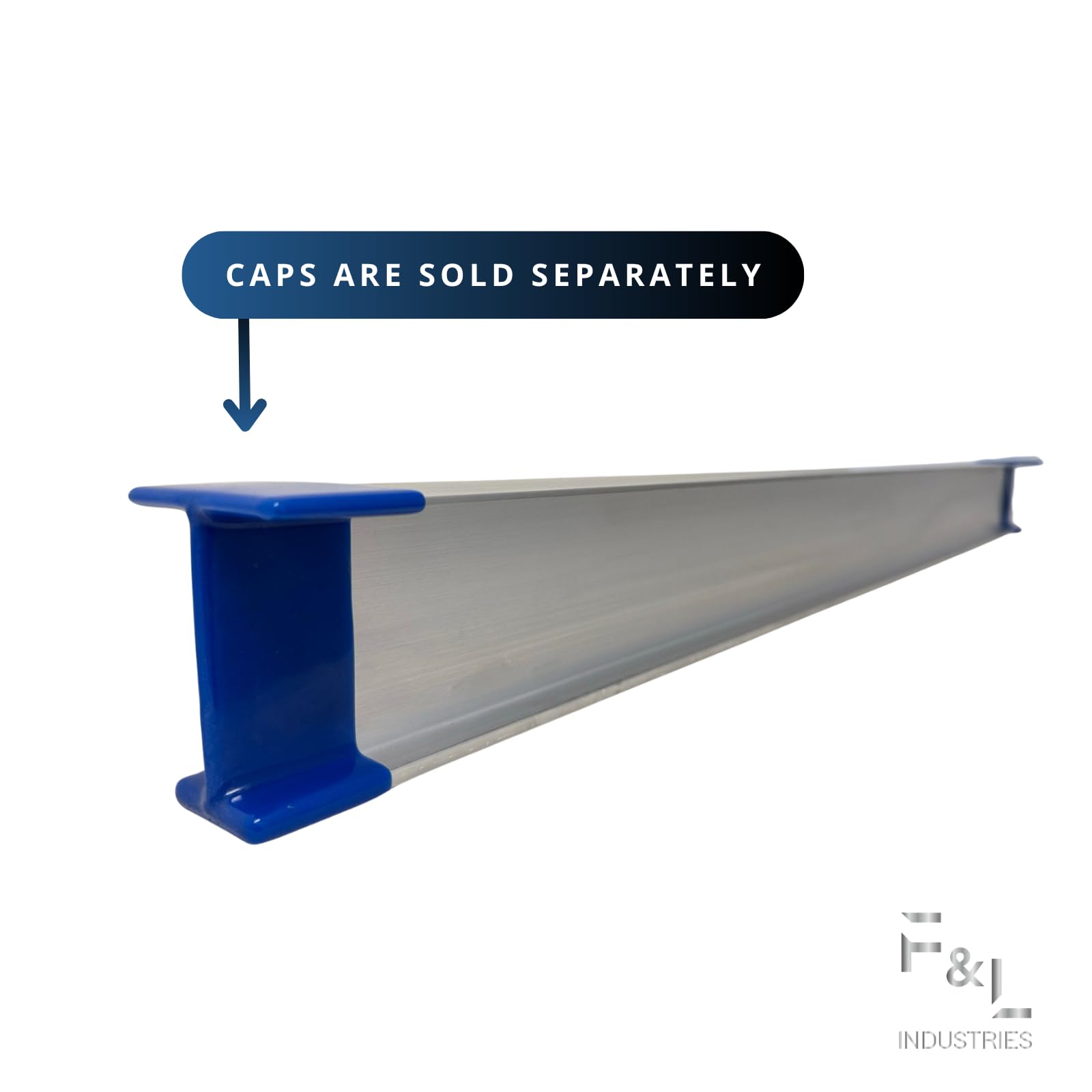 F&L I-Beam in alluminio - lega 6061, guida di supporto strutturale da 91,4 cm per gambe di supporto A/C, progettata per l'approvazione del codice edilizio (approvato dal codice edilizio Miami-dade e
