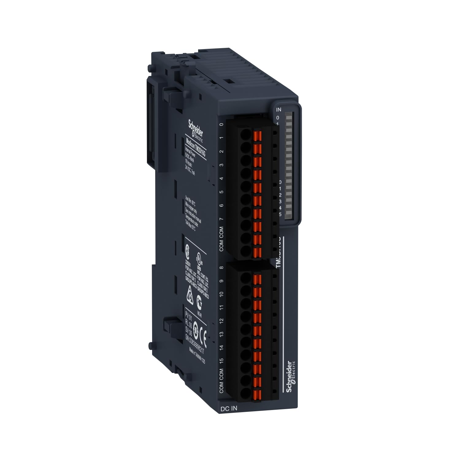Schneider Electric MóDulo E/S Para Plc TM3, Para Usar Con Modicon M221, Modicon M241, Modicon M251, 16 Entradas Tipo-image