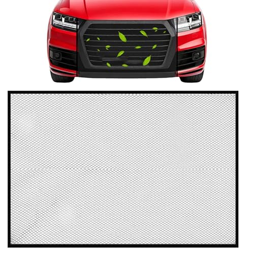 Generisch Red de protección del radiador del coche, cubierta antipelusas para depósito de radiador, rejilla de protección frontal para coches, autocaravanas, todoterrenos, camionetas, tractores, ATV