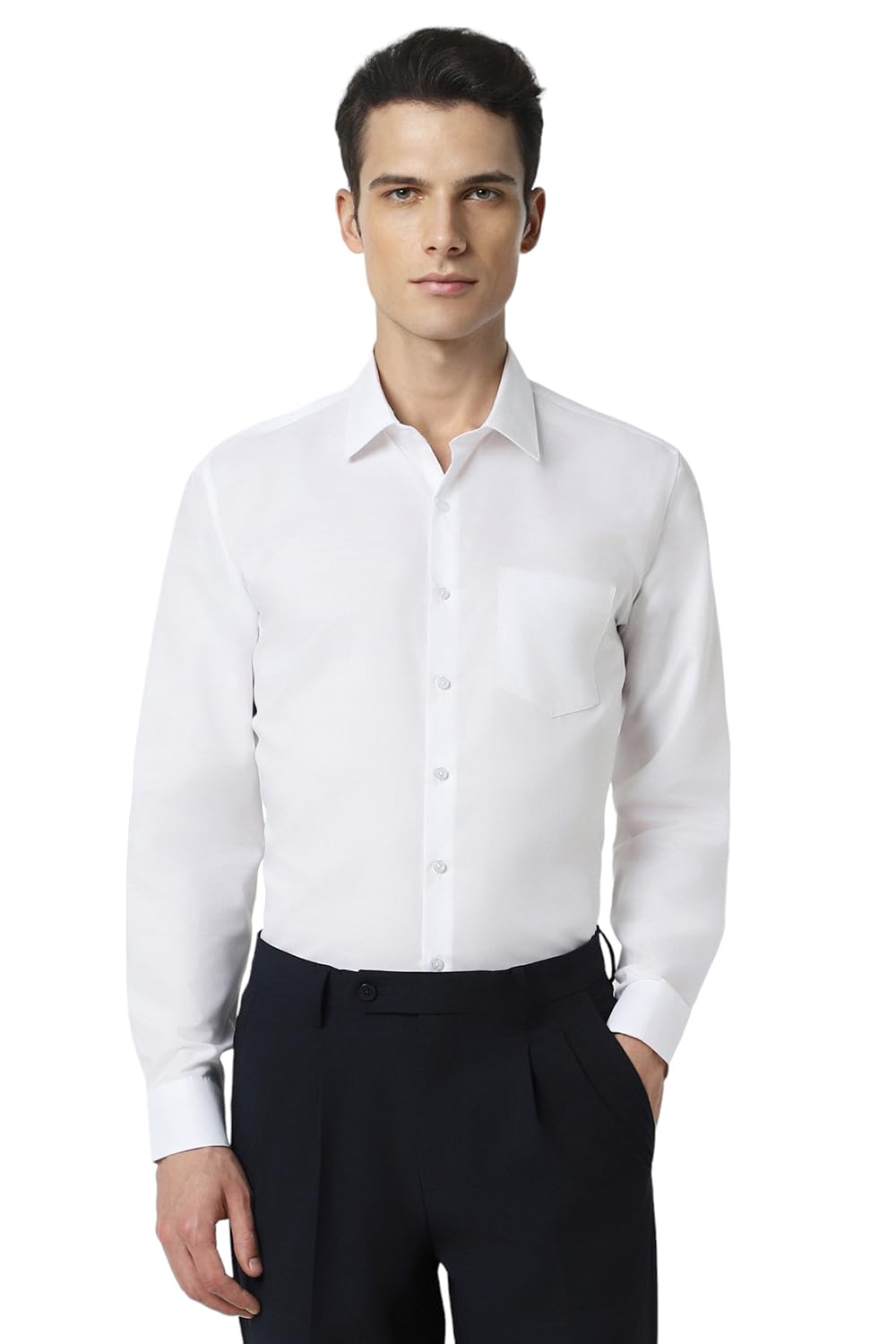 Solid Formal Shirt for Men| Premium Cotton| Full Sleeves| Slim Fit |Breathable Fabric-image-22