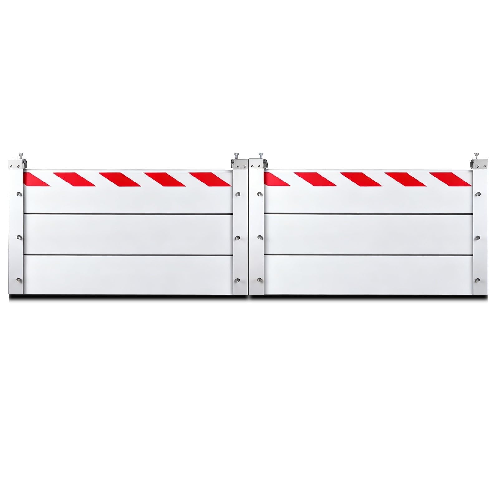 L 343cm H 60cm Barrière Mobile de Protection Contre les Inondations