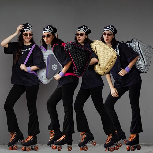 Image of HEXIFUL Skate Bag for Ice, Inline, Roller & Quad Skates - Kids & Adults