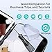 COSLUS Water Dental Flosser Pick for Teeth: 4 Modes Cordless Portable 300ML Larger Tank Water Teeth Cleaner IPX7 Waterproof Flossing Cleaning Picks for Home Travel Black C30(FC5360)