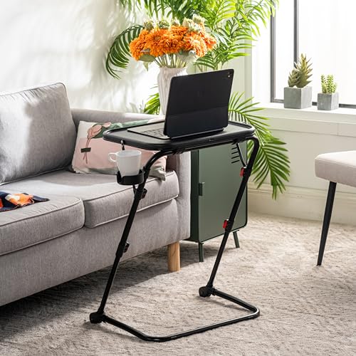 Table d'Ordinateur Portable Pliante Meuble Cosy Réglable Noir