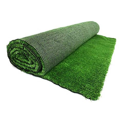 ZipGrass Artificial Grass Phoenix Fun Grass for outdoor and indoor use, fake astro garden lawn turf, suitable for pets, children, landscaping and display (Special cut sizes, 6ft x 3ft (1.8m x 1.0m)) Cover