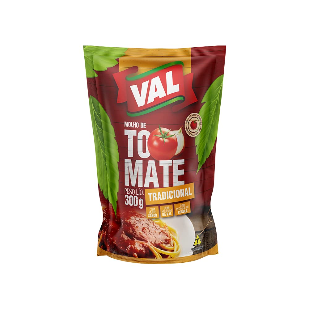 Molho de Tomate Tradicional Val Sachê 300g