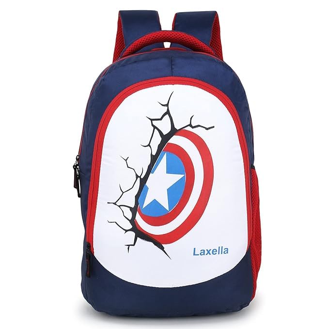 LAXELLA 25L Casual Waterproof Laptop Bag Backpack for Men Women Boys Girls |Office School College Bag | Teens & Students Backpack |Business, Travel Backpack | Blue Printed Bag 15 Inch (Eye Printed) (B0CS3MNH5H) Amazon Price History, Amazon Price Tracker