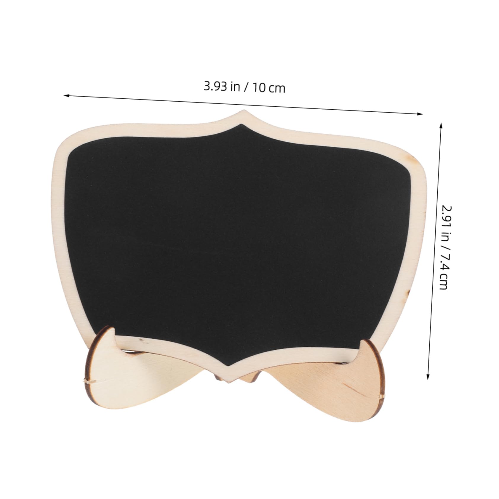 SOLUSTRE Set of 10 Small Wooden Chalkboards Buffet Labels Restaurant Food Name Cards Mini Chalkboard Signs for Party Wedding and Birthday Decorations