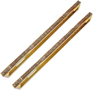 Corrugated Stainless Steel Engraved Handle Antique Wooden Door s Curved