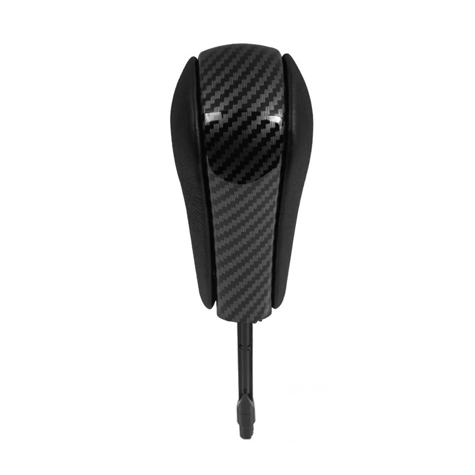 Wylwsha Long Carbon Fiber Shift Gear Knob Cover Automatic Gear Shift Stick Knob Lever Pen For E81 82 87 90 91 92 93 36 38 39 46 For Z4 For Z3 For E53 For X5 For X3 For E60(Long Carbon Fiber)