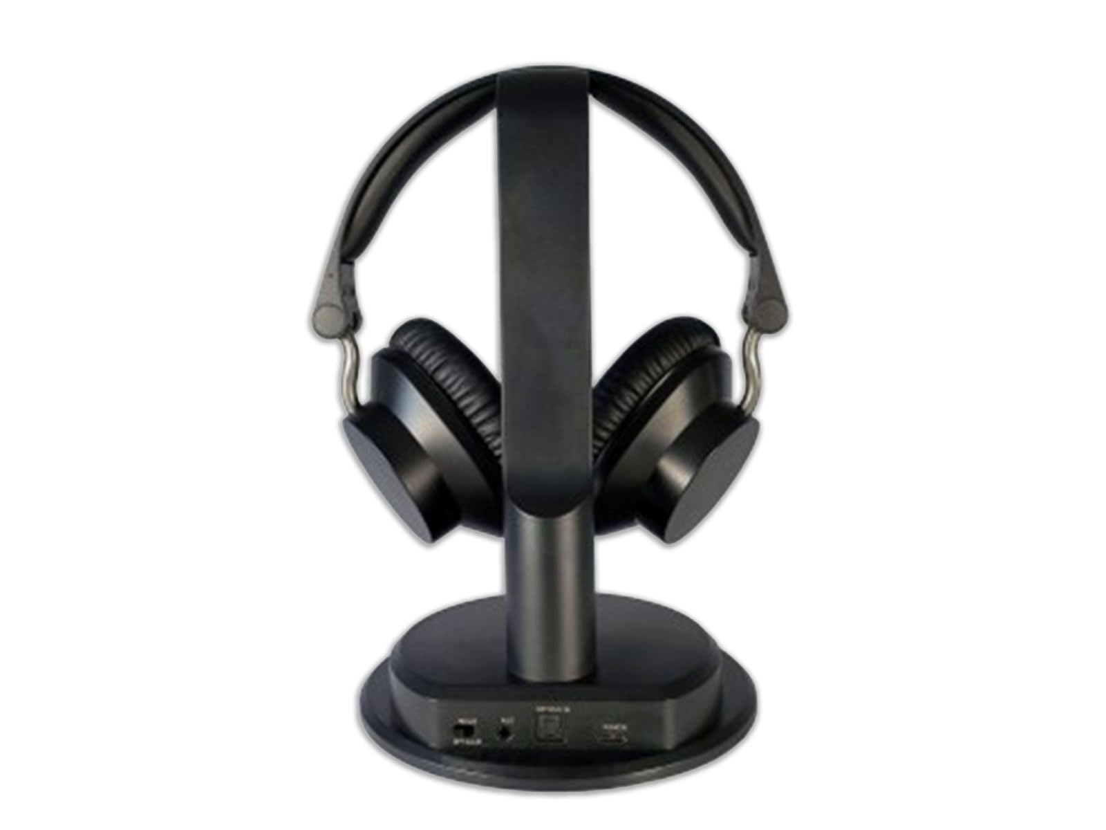 CGV | Prelude 3 Premium - bezprzewodowy zestaw słuchawkowy TV/Hi-Fi - Bluetooth 5.3 i RF 2,4 GHz, >35 godzin autonomii, wbudowany mikrofon, tryby korektora i równowagi, czysty dźwięk, stacja ładująca
