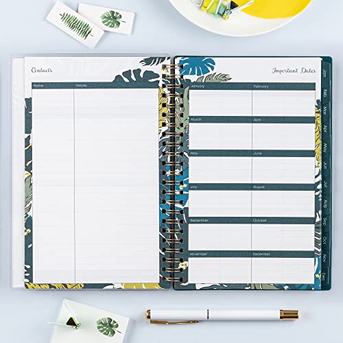 Blue Sky 2023 Weekly And Monthly Planner, January - December, 5" X 8", Clear Pocket Cover, Wirebound, Grenada (142086) #TOP24