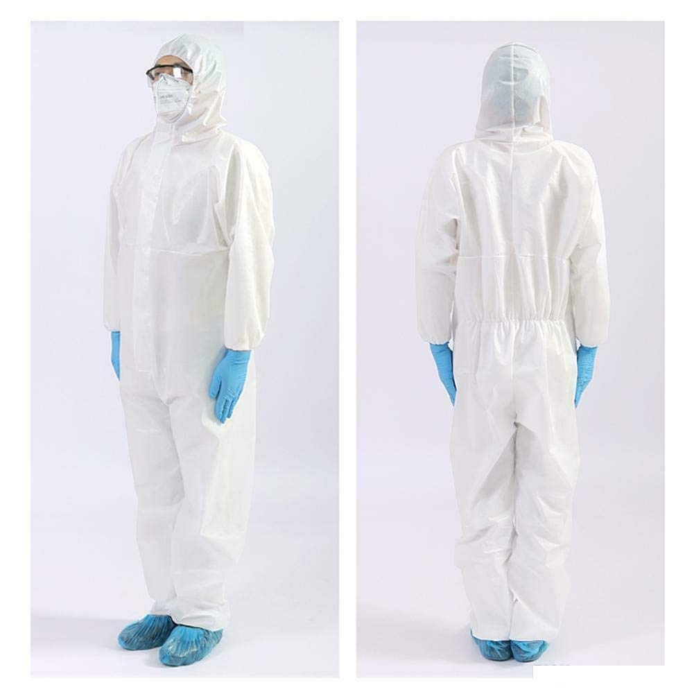 SN RACERS (2 Pack) of Doctor PPE Adults Disposable Isolation Gown with Hood,Safety Personal Protection Isolation Gown,Indoor Outdoor Coverall Protection Garment for Men Women Jumpsuit (B088K8846R) Amazon Price History, Amazon Price Tracker