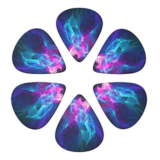 Blue and Pink Fire Lot de 6 médiators pour guitare acoustique, guitare électrique, basse, ukulélé – fins, moyens et… - Les Beatles, Paul McCartney, John Lennon, RIngo Starr, George Harrison Blue and Pink Fire Lot de 6 médiators pour guitare acoustique, guitare électrique, basse, ukulélé – fins, moyens et… – Image 4