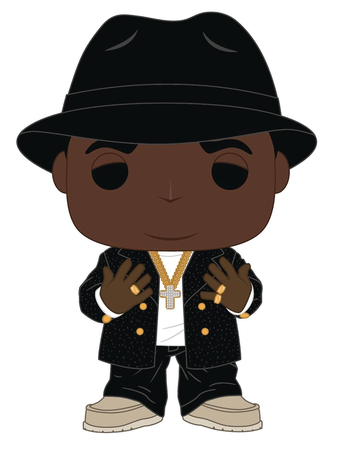 Pop Rocks Notorious B.I.G w/Fedora, Action Figure 45430, Multi-Color