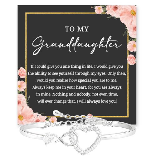 To My Granddaughter �u���X���b�g�M�t�g ���΂�����񂩂瑡��A���b�Z�[�W�J�[�h�ƃ{�b�N�X�t���̔����������W���G���[�A�N���X�}�X�A���ƁA�a�����v���[���g�A�ޏ��ւ̈Ӗ��̂���u���X���b�g, Heart Bracelet, �X�e�����X�|, ��