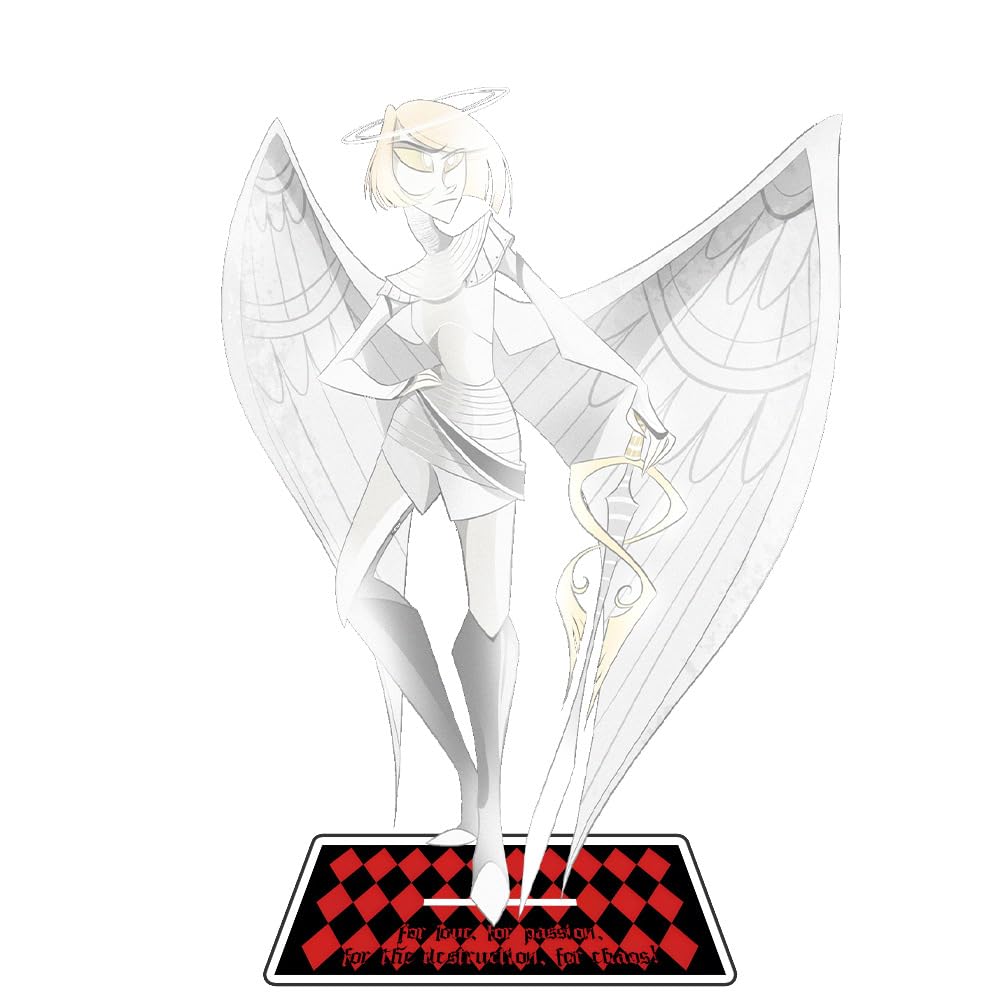 Zhongkaihua Hazbin Hotel Charlie Morningstar Lucifer Morningstar Acrylic Stand Figure 15CM Home Display Desktop Standing Plaque Ornament