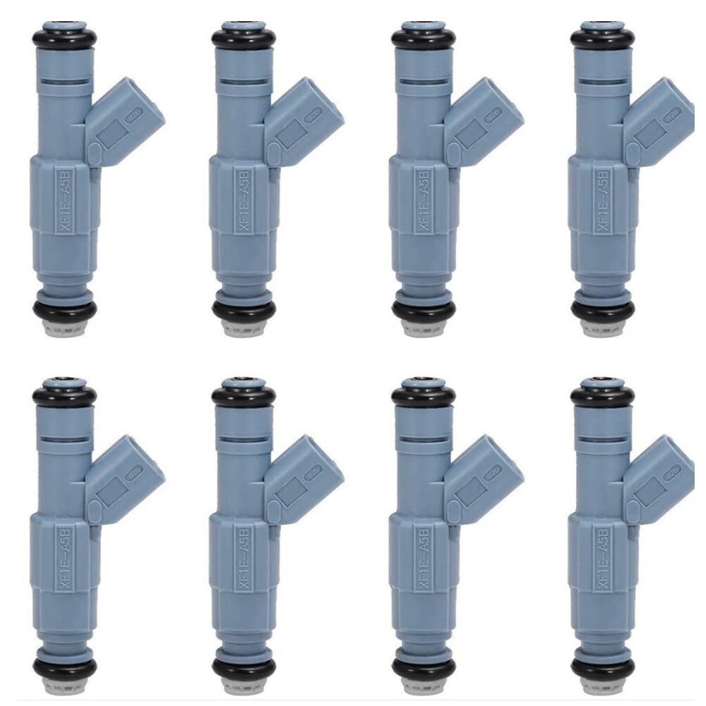 Riloer 8PCS Injecteurs de Carburant Compatible avec Jeep Grand Cherokee 4.7L V8 2001-2007 Compatible avec Dodge Ram 1500 Dakota Durango 4.7 Remplacer 28015584 822-11149 0280155849