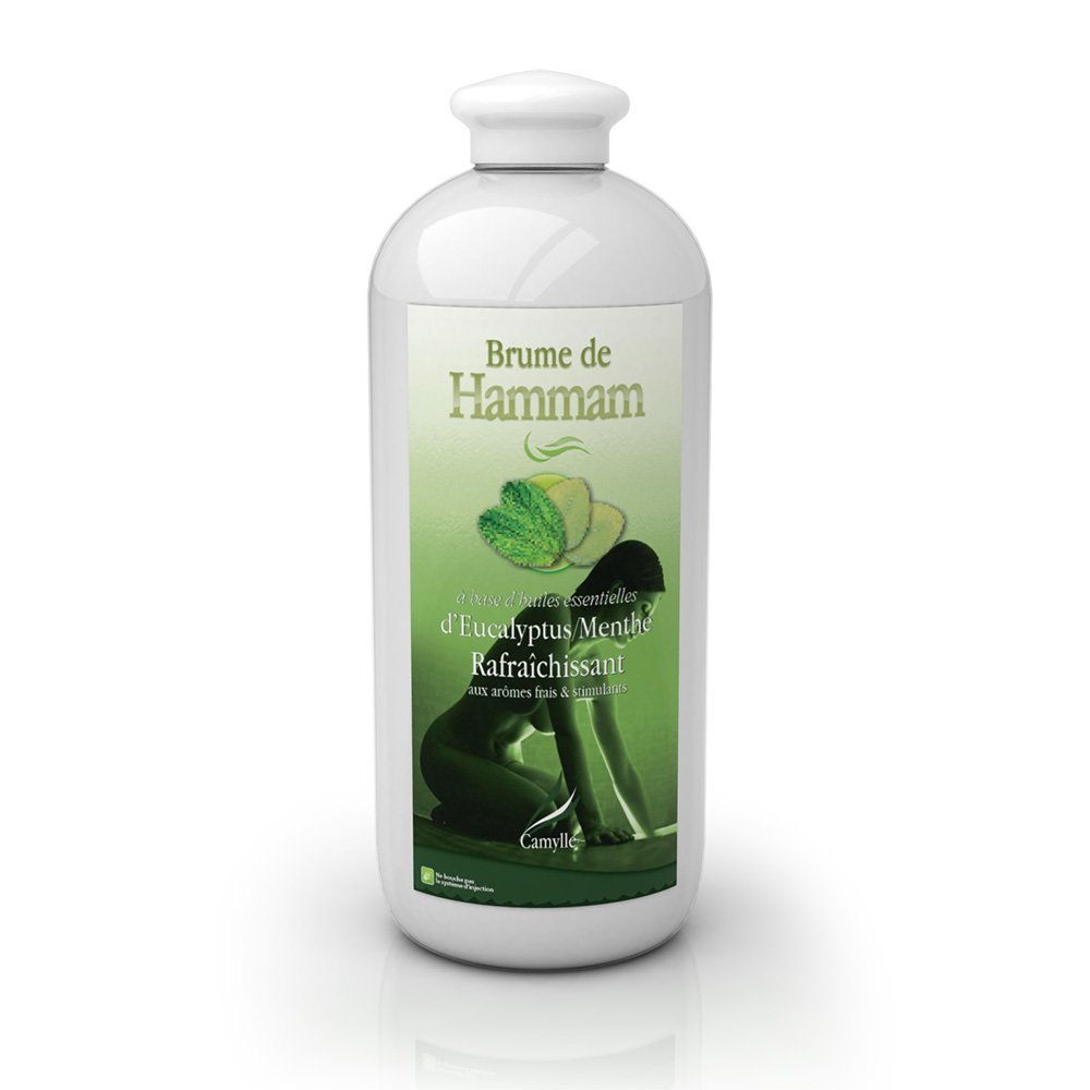 Camylle - Fragancia para Baño de Vapor Eucalipto/Menta - A base de Aceites Esenciales para Salas de Vapor, Baños de Vapor - Refrescante con aromas frescos y estimulantes - 1000ml