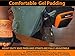 CARIB GEAR PRO Knee Pads for Construction Work, Heavy Duty Anti-Slip Knee Pads for Gardening, Flooring and Cleaning Extra Gel and Cushion Support long kneeling Pads for Women and Men