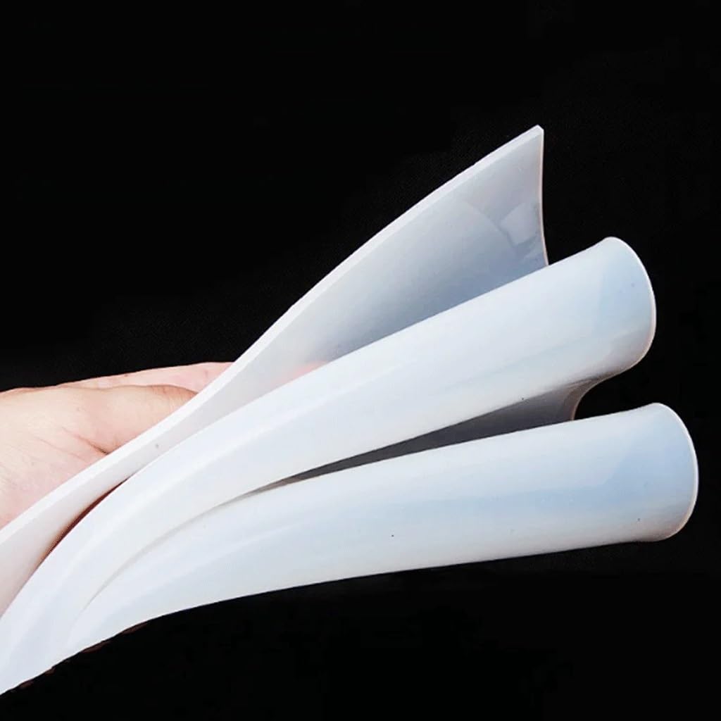 Durchscheinende Silikonkautschukplatte for Schutz der Tischplatte, weiße Dichtung, hohe Temperaturbeständigkeit, verschleißfeste Platte(500x500x2mm)