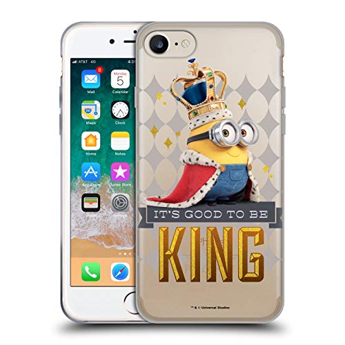 Head Case Designs Officially Licensed Minions King Bob Minion British Invasion Soft Gel Case Compatible with Apple iPhone 7 / iPhone 8 / iPhone SE 2020