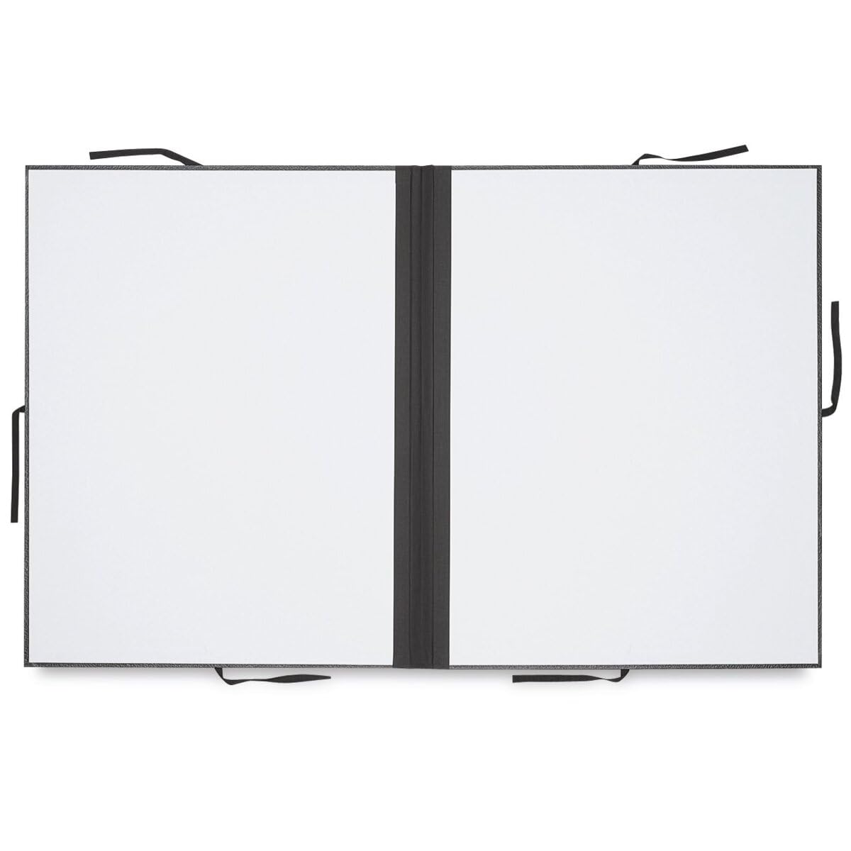 Daler-Rowney Cachet Classic Portfolio, Hard Cover with Cloth Ties, 20 x 26 inches, Black (471302026)