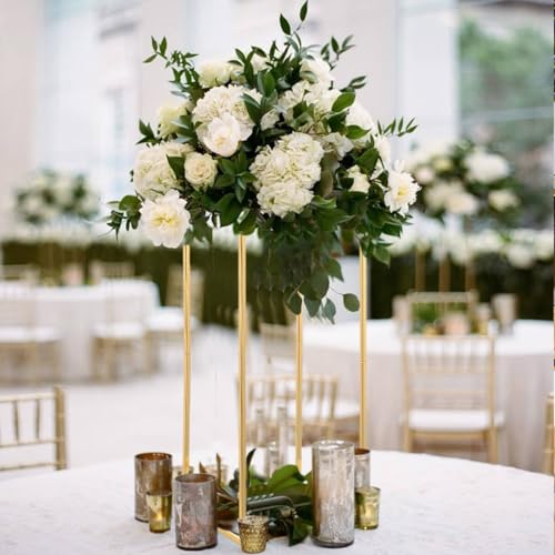 Gold Wedding Table Centerpiece, Wedding Flower Vase for Party Event Home Decor - Image 3