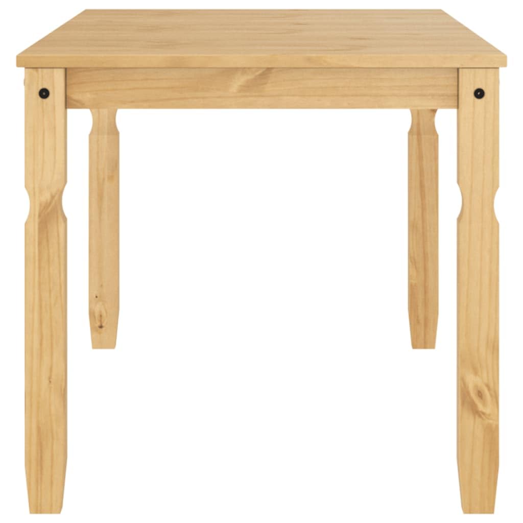 Tavolo da pranzo Corona, 160 x 80 x 75 cm, in legno massello di pino | Tavolo rustico in legno di pino con finitura a cera di miele, per sala da pranzo e cucina.