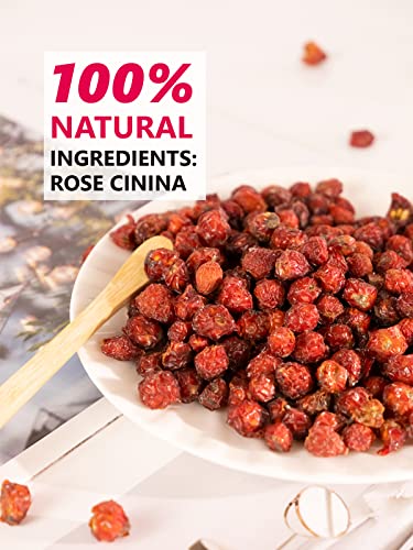 Image of TeeLux Rosehip Tea Loose Leaf, Whole Dried Rose Hips Herbal Tea, 5.3oz