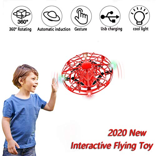 UFO Flying Toy for Kids, Mini Drone with Intelligent Induction, Hand Operated Drones