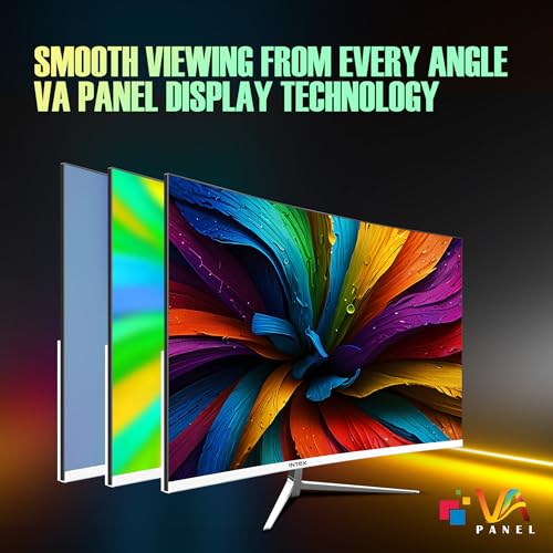 Image of Intex 22 Inch Curved Gaming Monitor | Full HD 1080p | 120Hz Refresh Rate | VA Panel | Frameless Design | Built-in Speakers | HDMI & VGA | Ideal for Gaming & Office