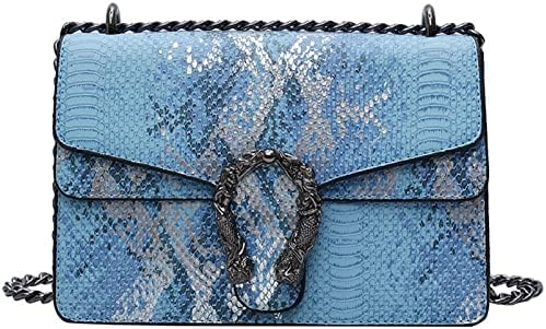 حقائب كروس صغيرة للنساء بتصميم عصري شكل ثعبان وحقائب يد الجلد من وحزام كتف حقائب كروس صغيرة للنساء بتصميم عصري شكل ثعبان وحقائب يد الجلد من وحزام كتف