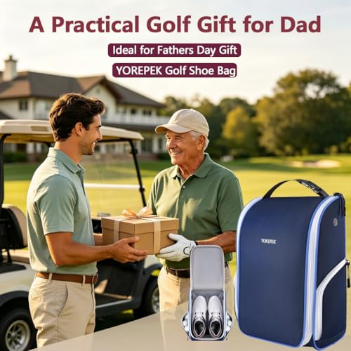 YOREPEK Golf Shoe Bag 3 Pockets